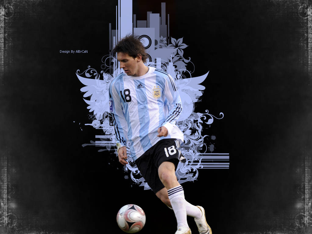 Messi Afa Filigree Art Background