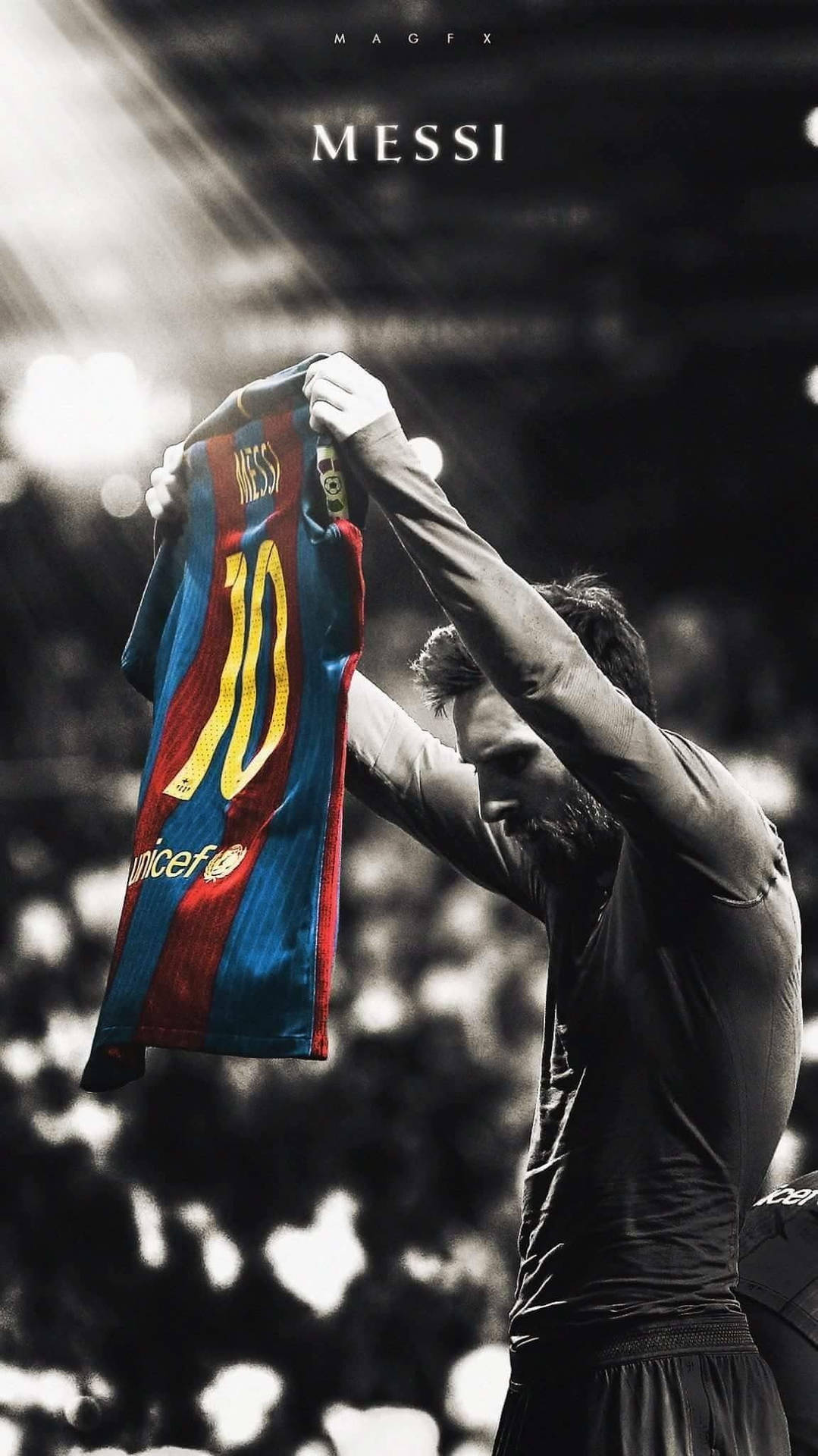 Messi And Barcelona Jersey
