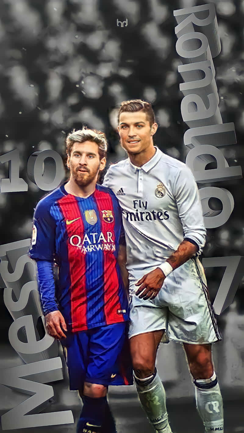 Messi_and_ Ronaldo_4 K_ Football_ Legends Background