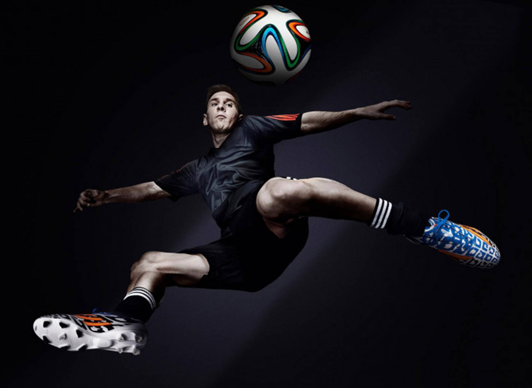 Messi Argentina Black Theme Poster Background