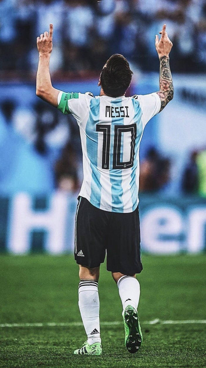 Messi Argentina Praising God Background