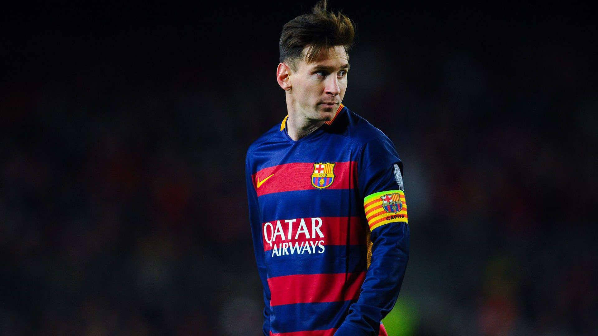 Messi Fc Barcelona Captain Background