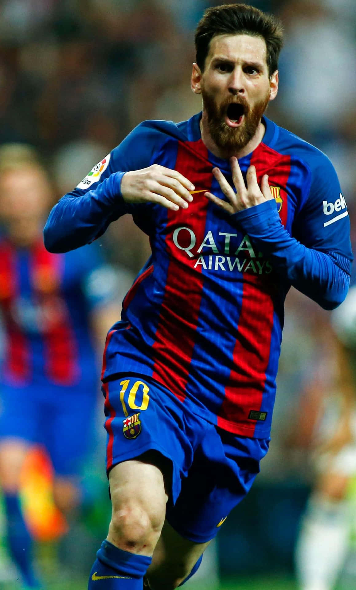 Messi Graces The Cover Of This Iphone Background