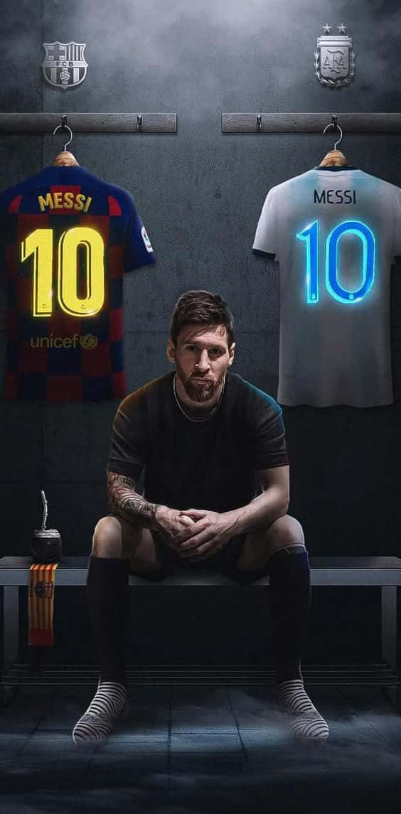 Messi Iphone Jersey Uniforms Background