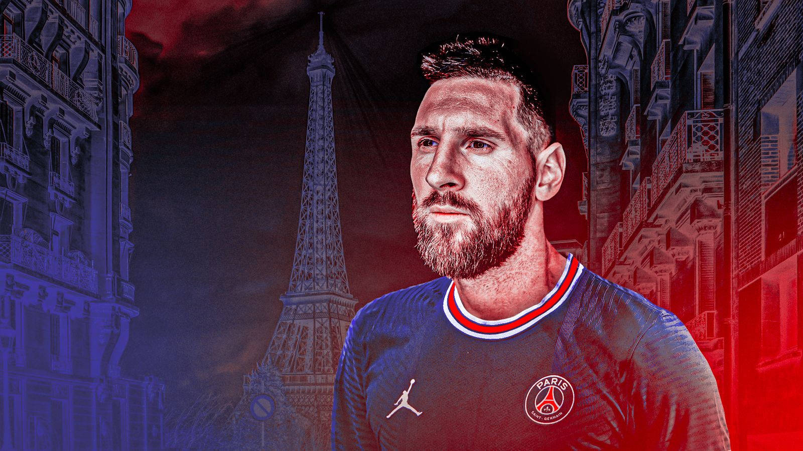 Messi Psg Football Player Background