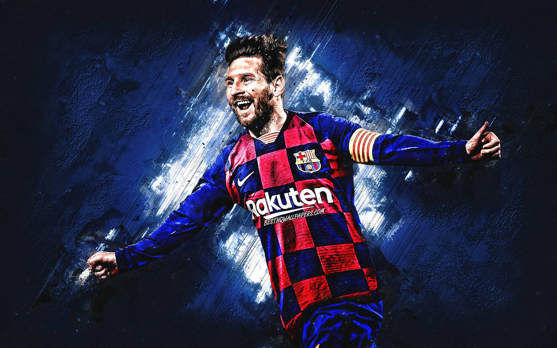 Messi Psg Football Victory Background
