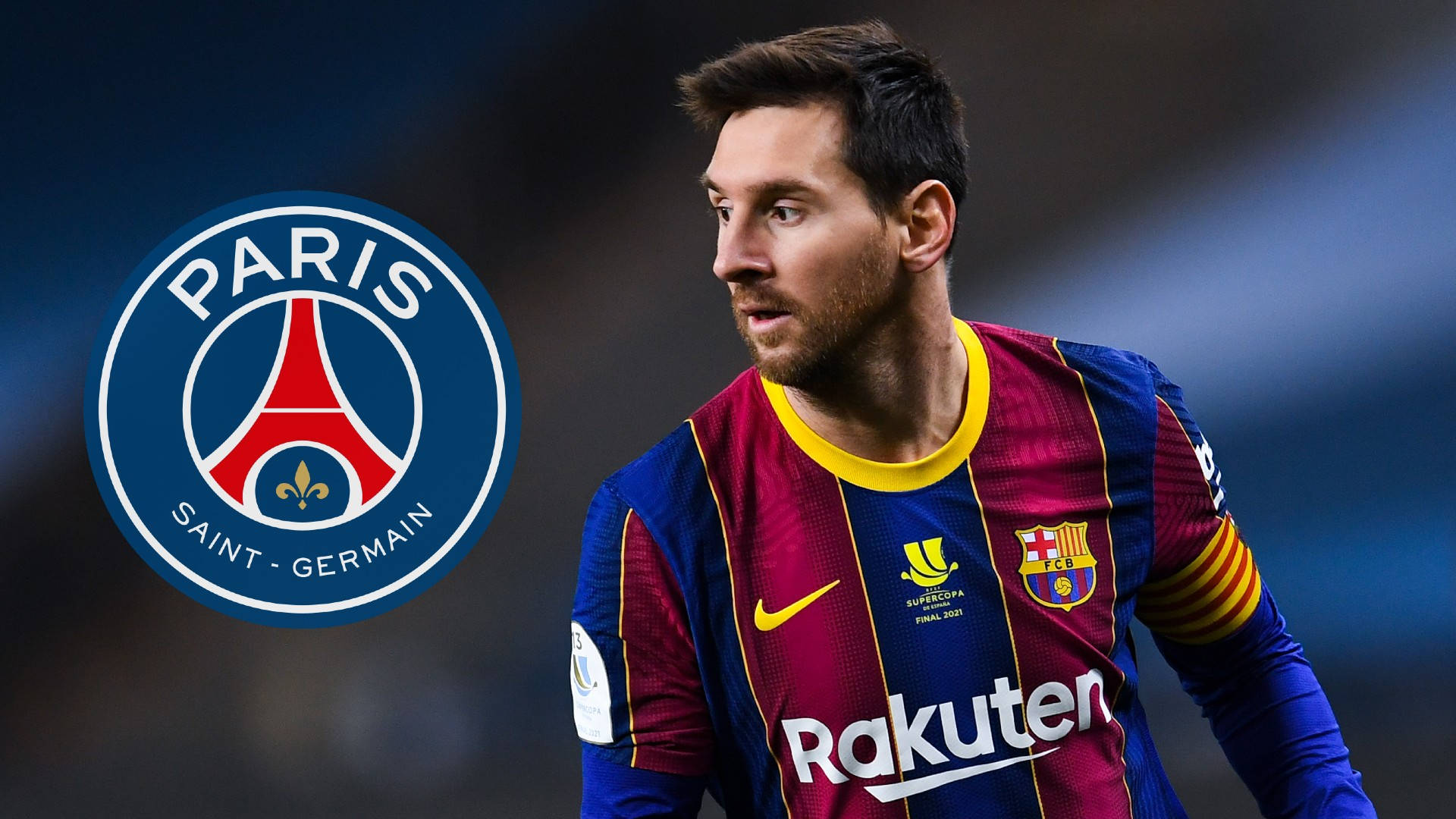 Messi Psg Paris Football Team Background