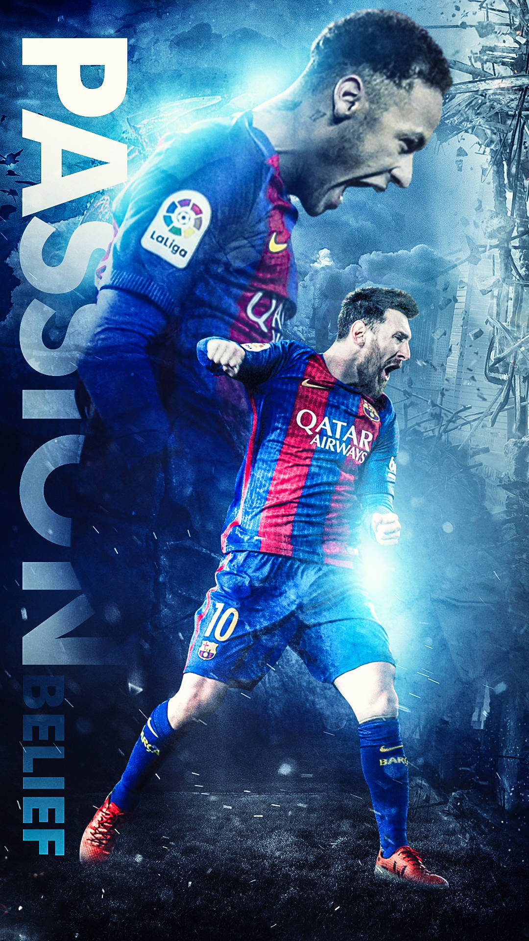 Messi Psg Passion Background
