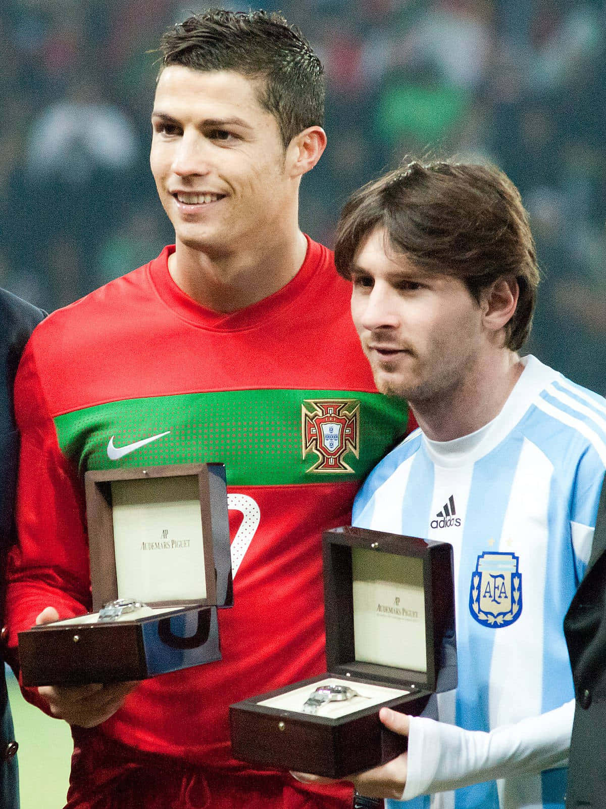 Messiand Ronaldo Award Ceremony4 K Background