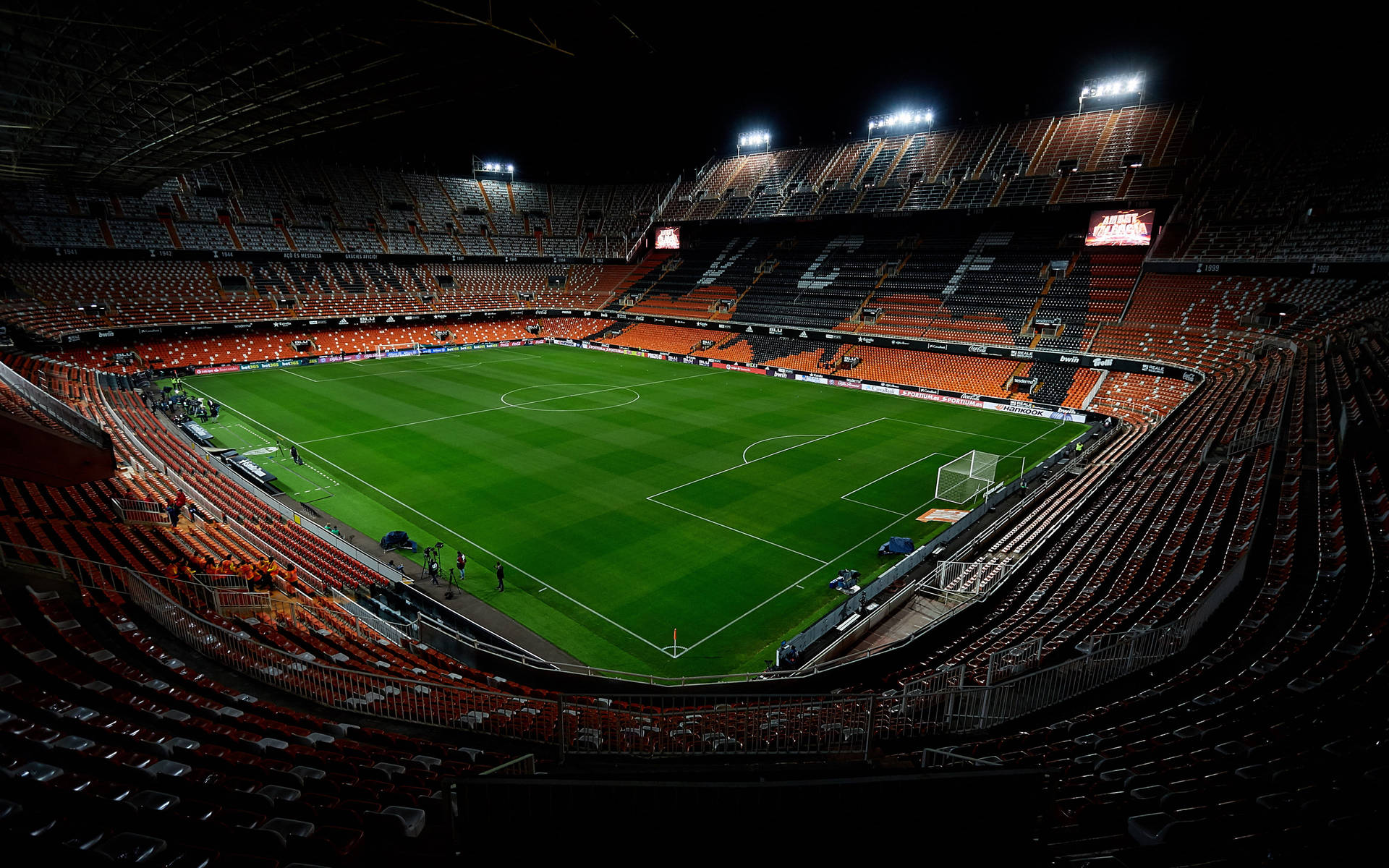 Mestalla Football Stadium Background