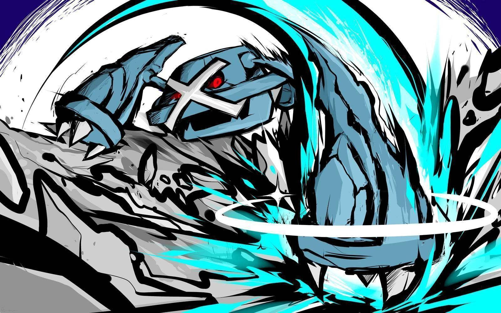 Metagross In Battle Mode Background