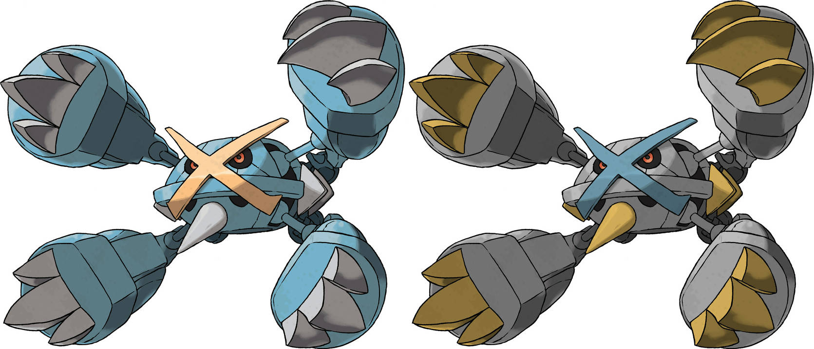 Metagross Mega With Shiny Background