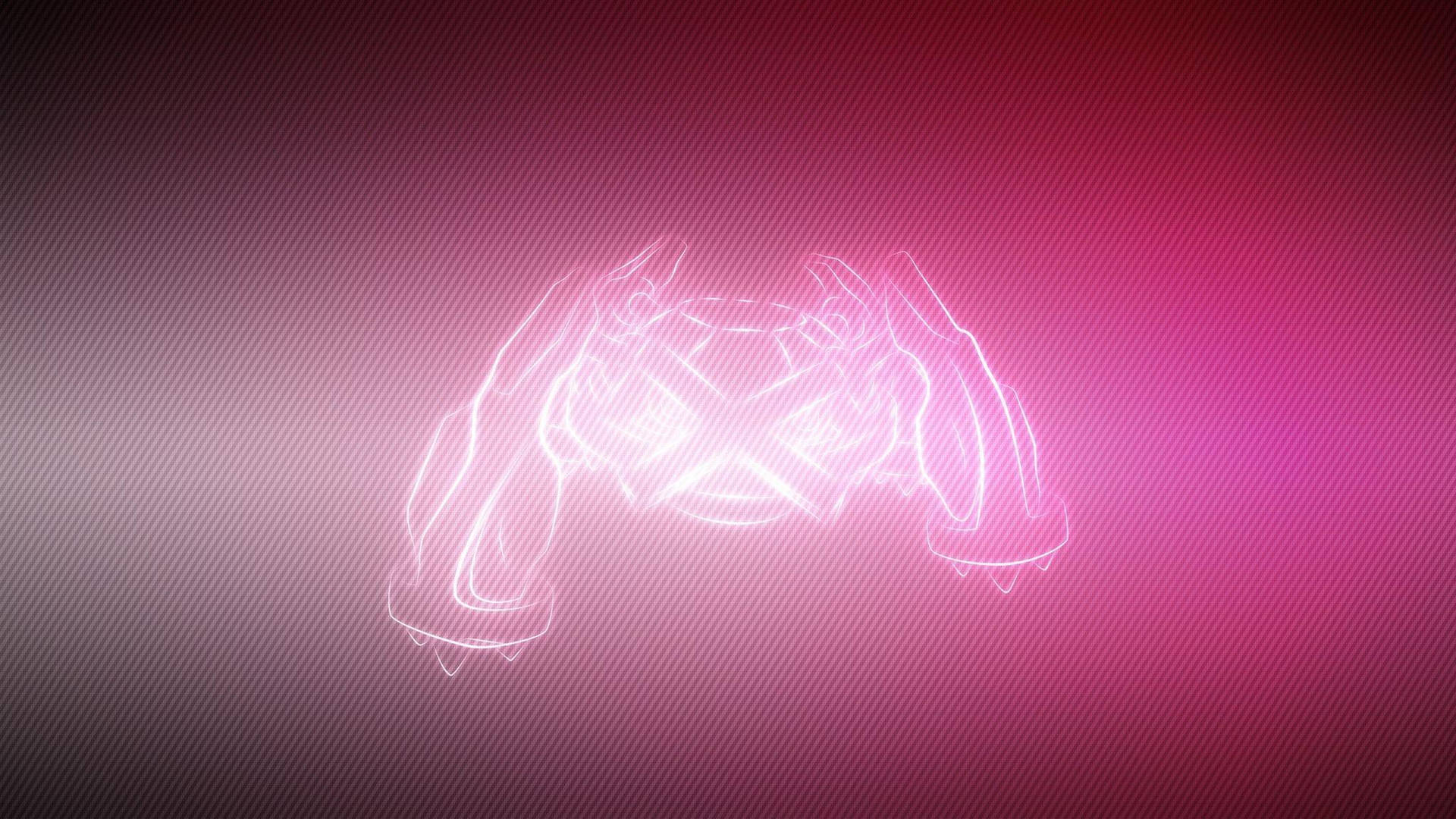 Metagross Outline Pink Glow