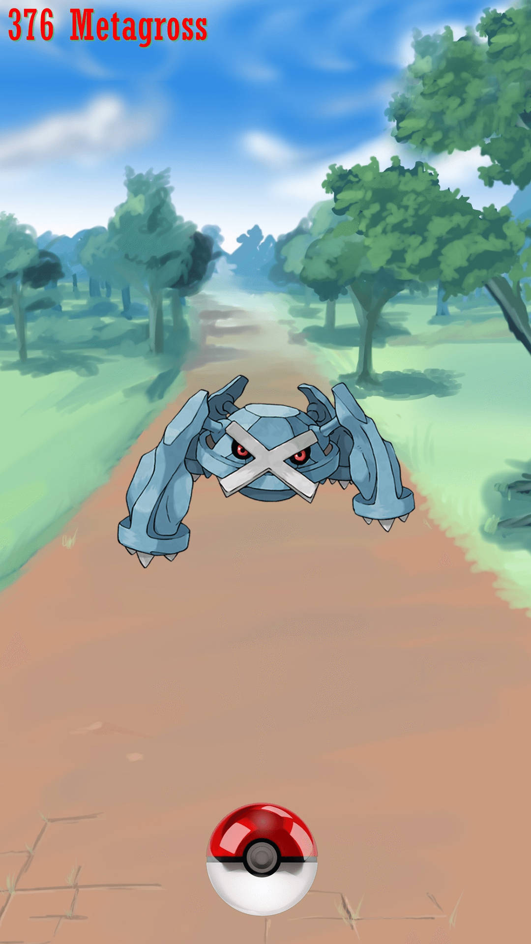 Metagross Pokemon Go Aesthetic Background