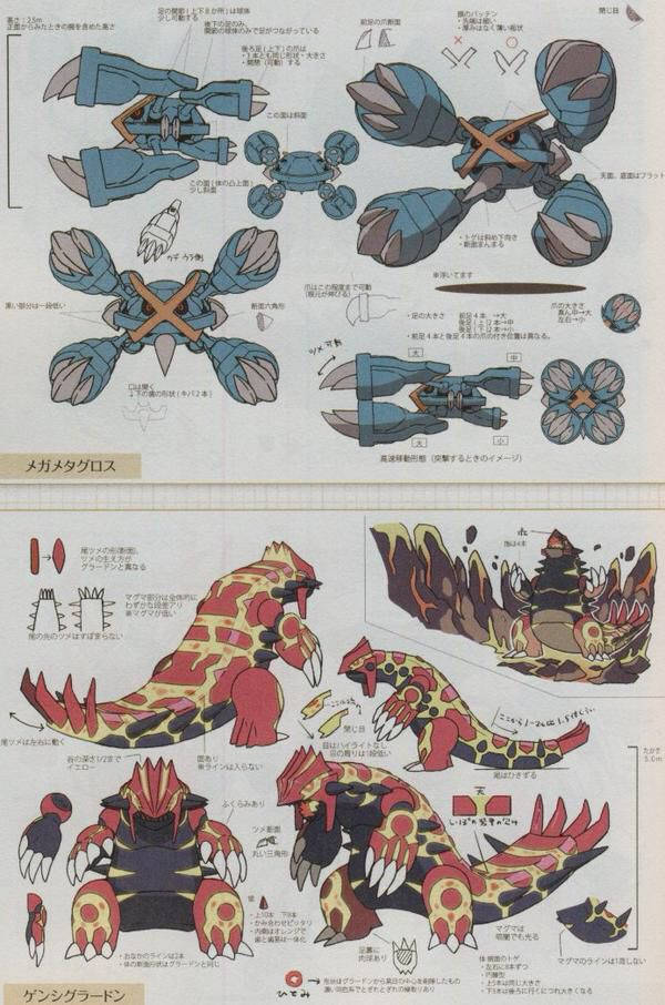 Metagross Primal Groudon Concept Art Background