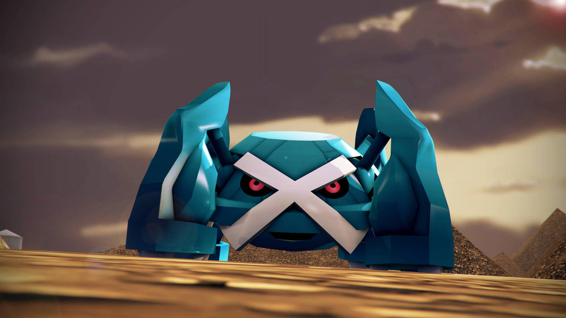 Metagross Pyramids Background Background