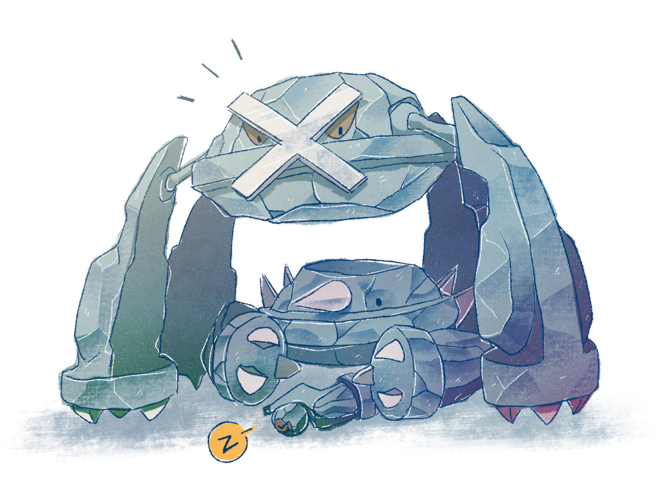 Metagross Sleeping Metang Beldum Background