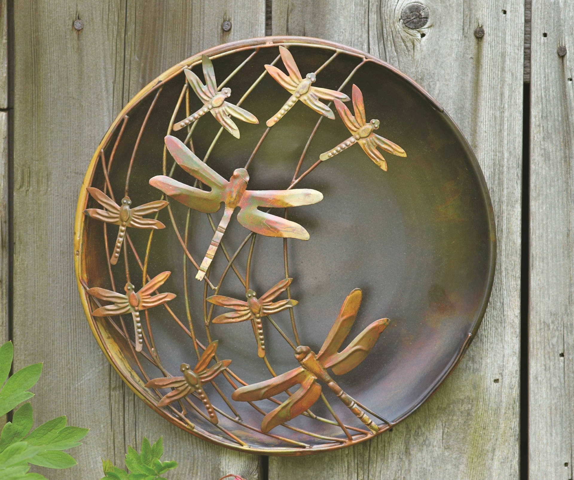 Metal Dragonfly Garden Decor