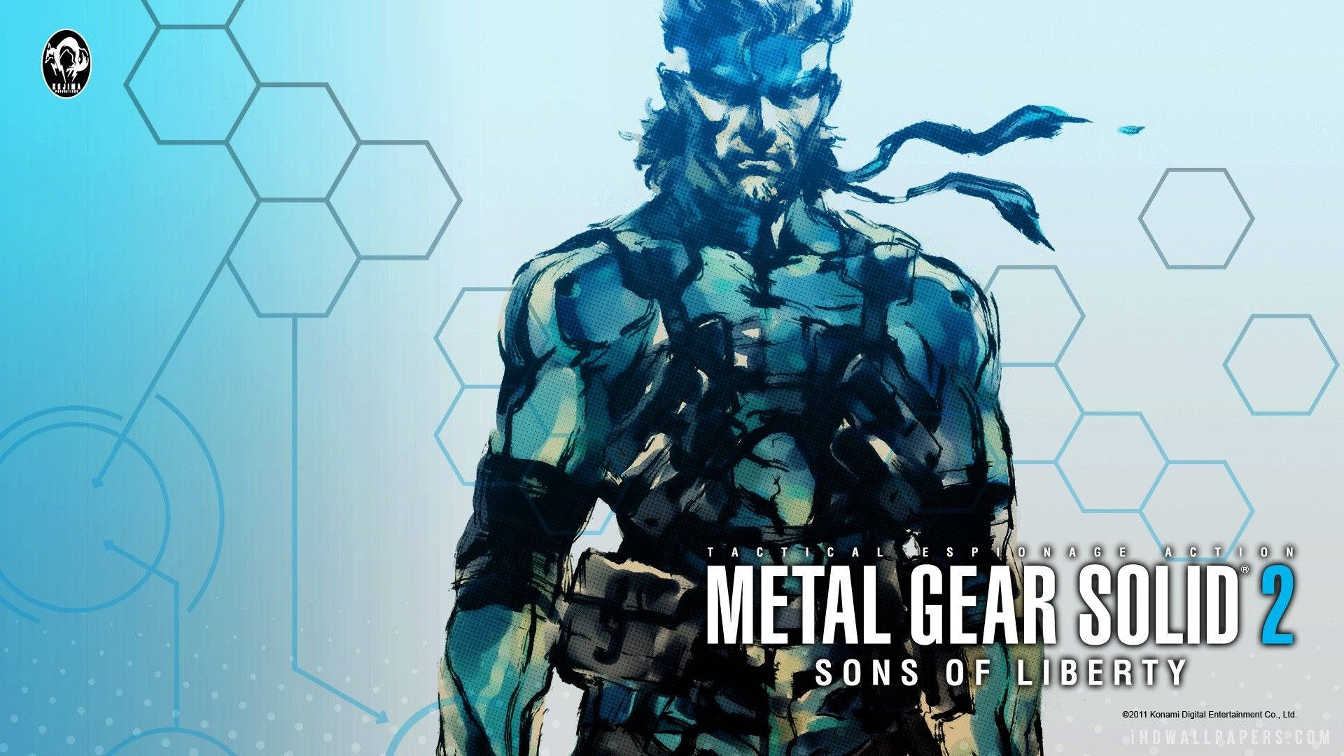 Metal Gear Solid Honey Comb Art Background