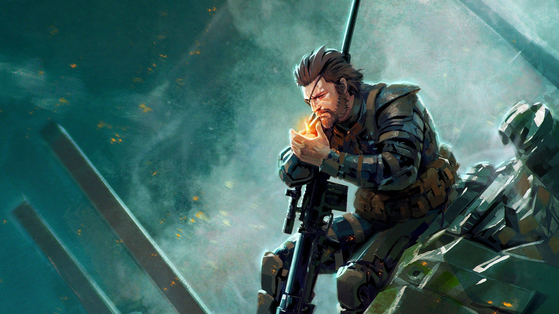 Metal Gear Solid V Big Boss Background