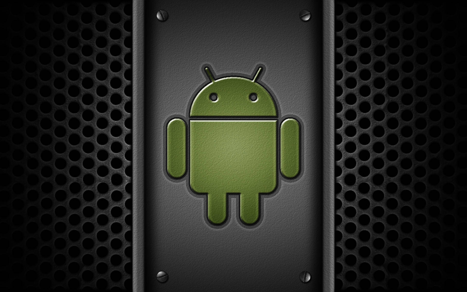 Metal Pressed Logo Android Tablet Background