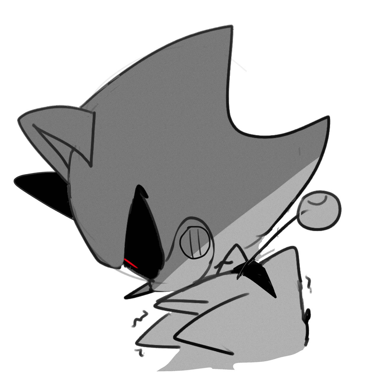 Metal Sonic Grey Icon