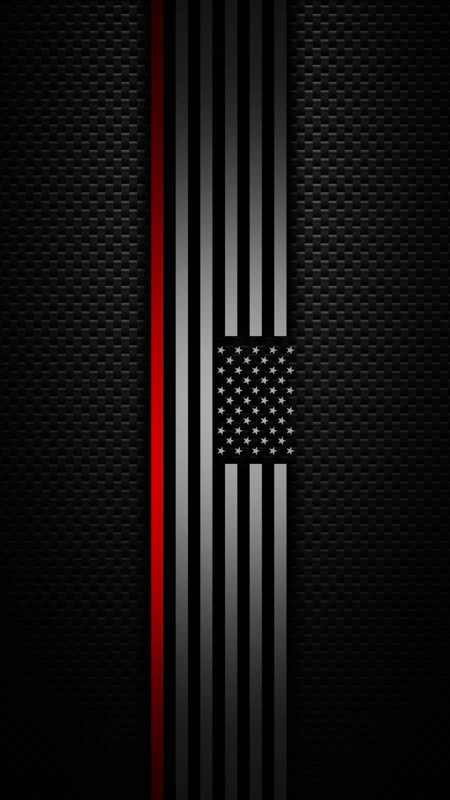 Metallic American Flag Cool Iphone Background