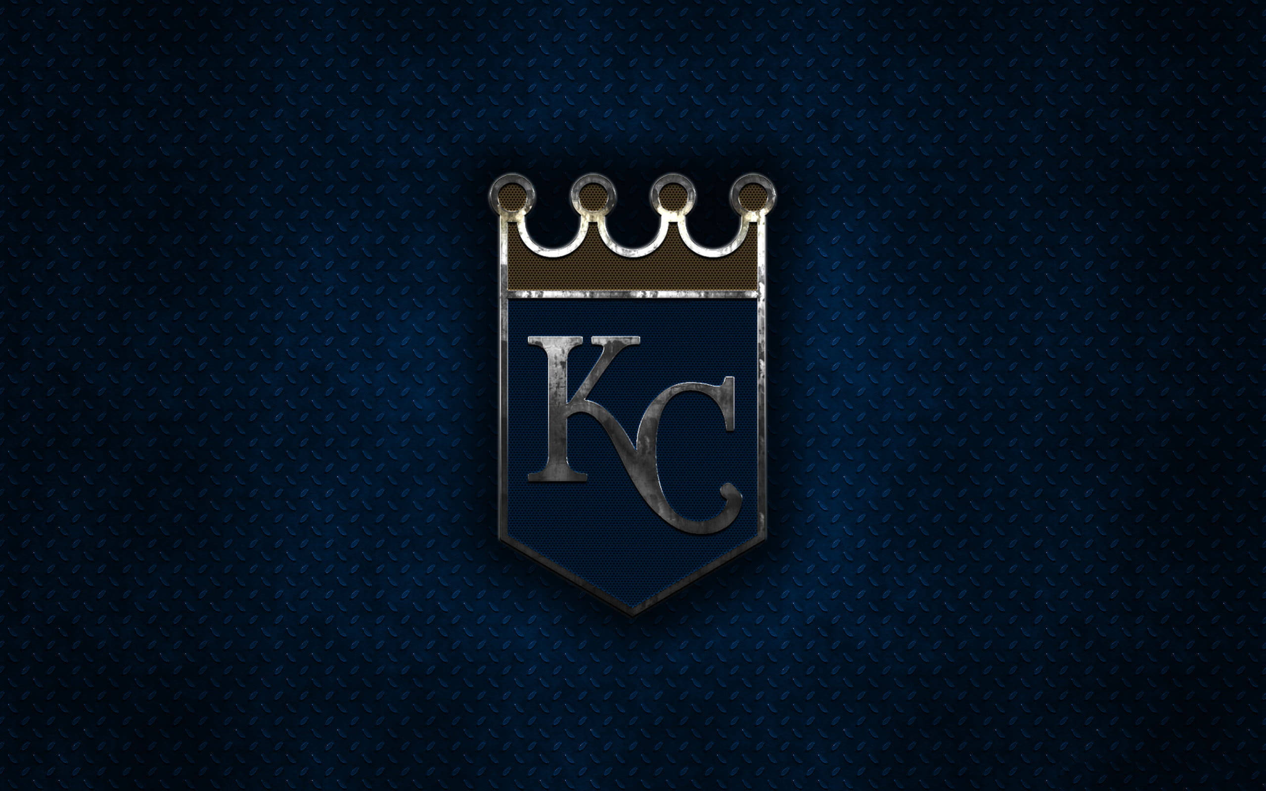 Metallic Blue Kansas City Royals Background