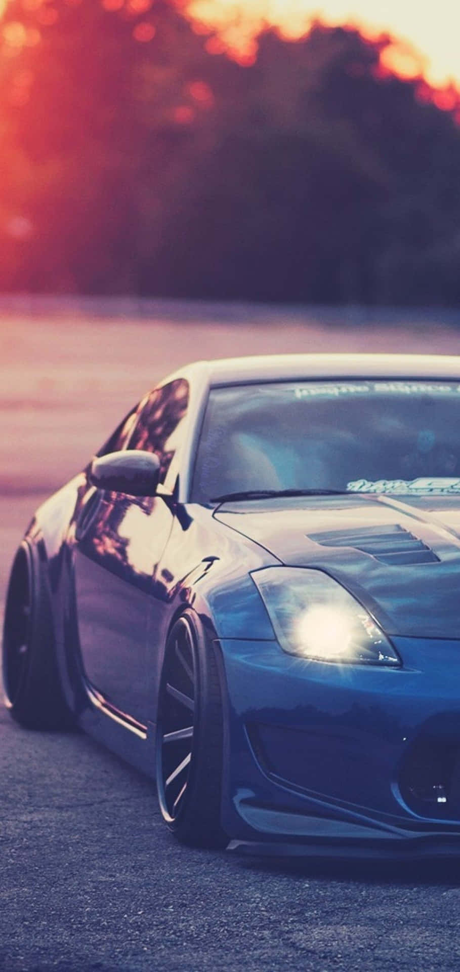Metallic Blue Nissan 350z Iphone