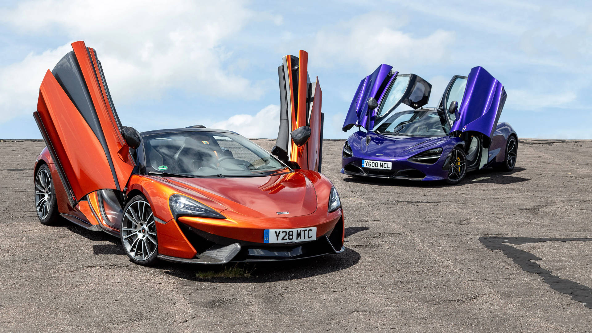 Metallic Colored Mclaren Spyder