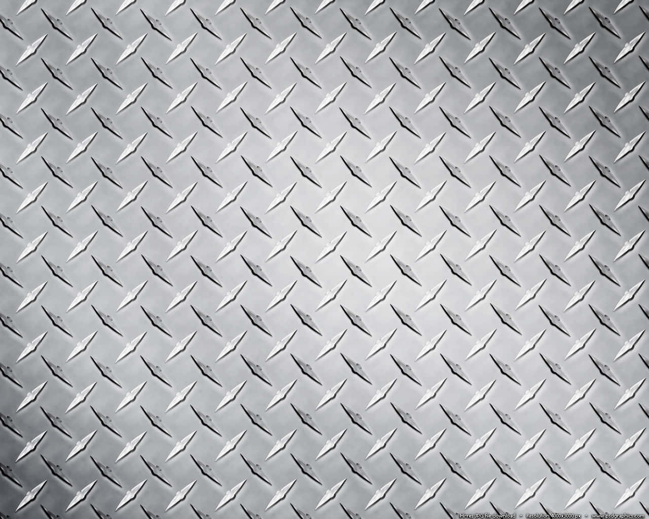 Metallic Diamond Plate Background Background