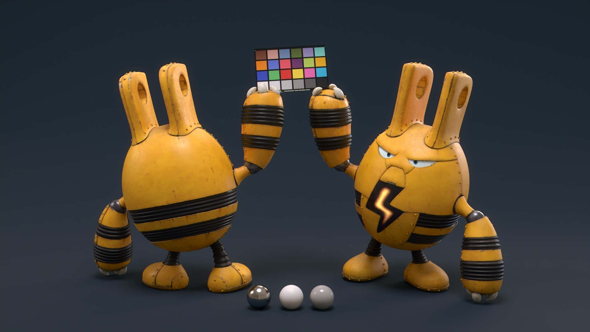 Metallic Elekid Models Background