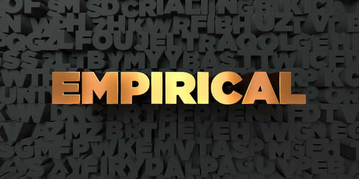 Metallic Empirical Word Background
