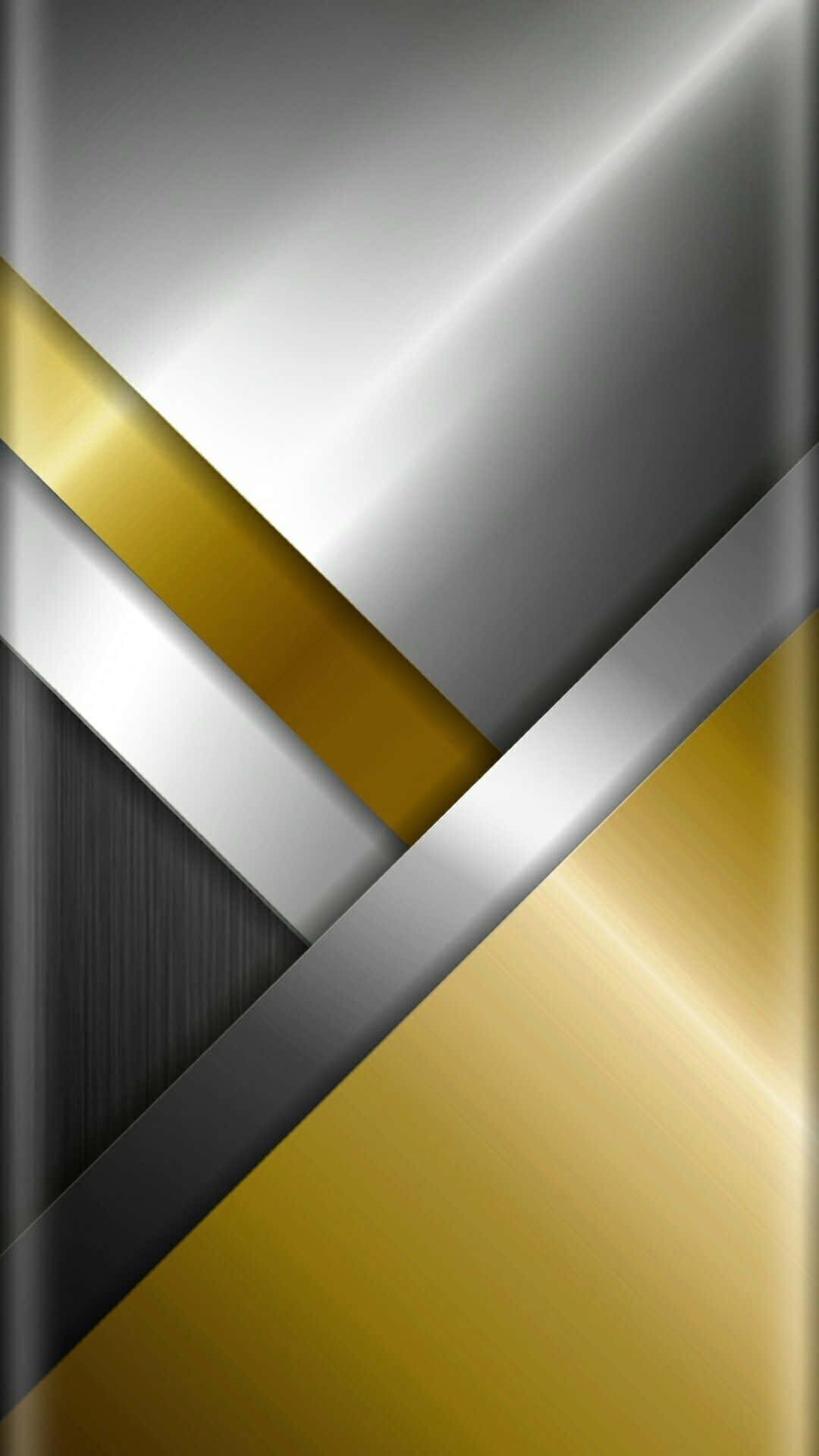 Metallic Gold 1080 X 1920 Background