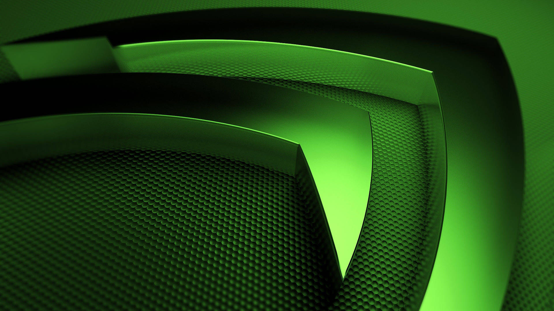 Metallic Green Nvidia Background
