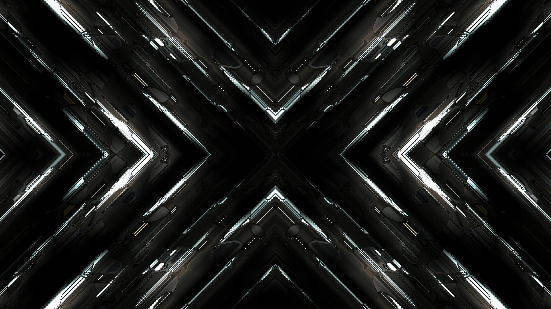 Metallic Letter X Pattern Background