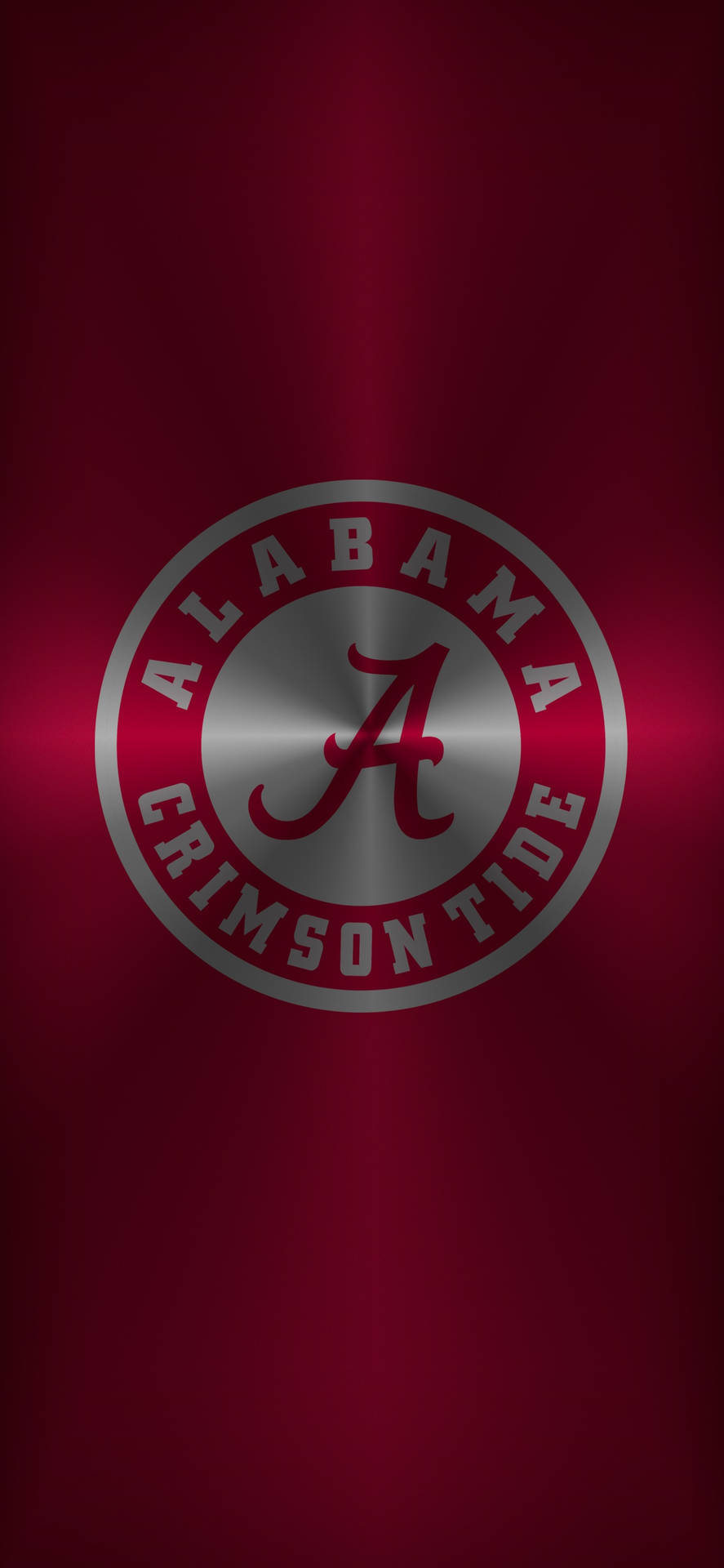 Metallic Logo Alabama Crimson Tide Background