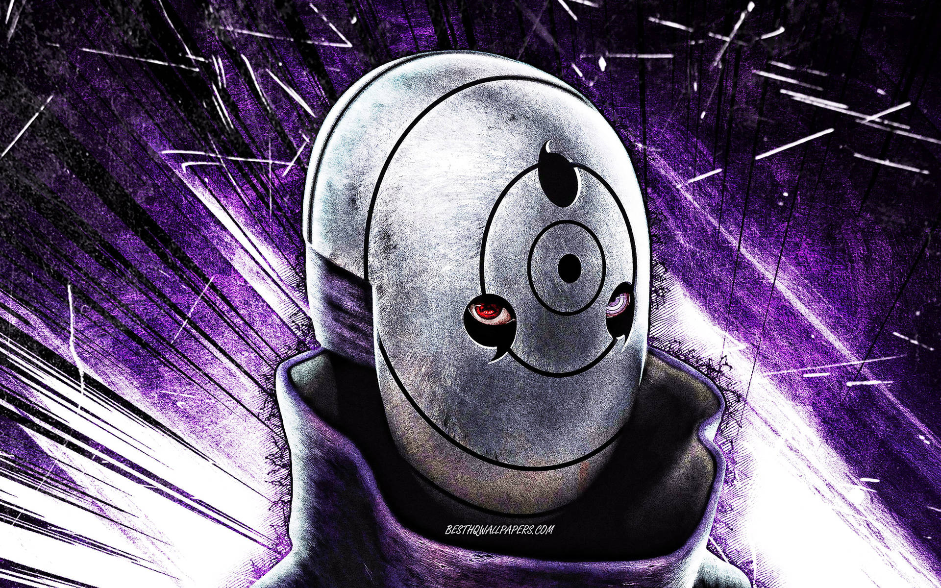 Metallic Obito Uchiha Mask 4k