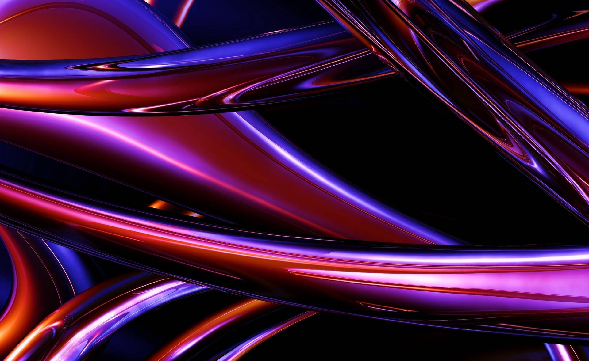 Metallic Purple Flow Design Background