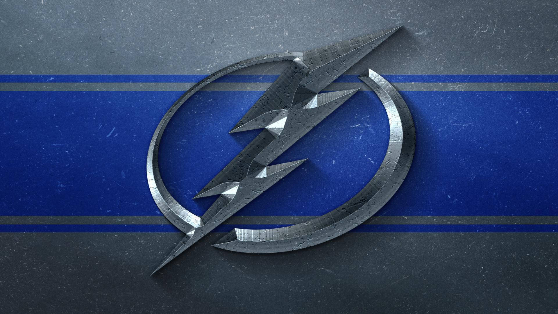 Metallic Silver Tampa Bay Lightning Background