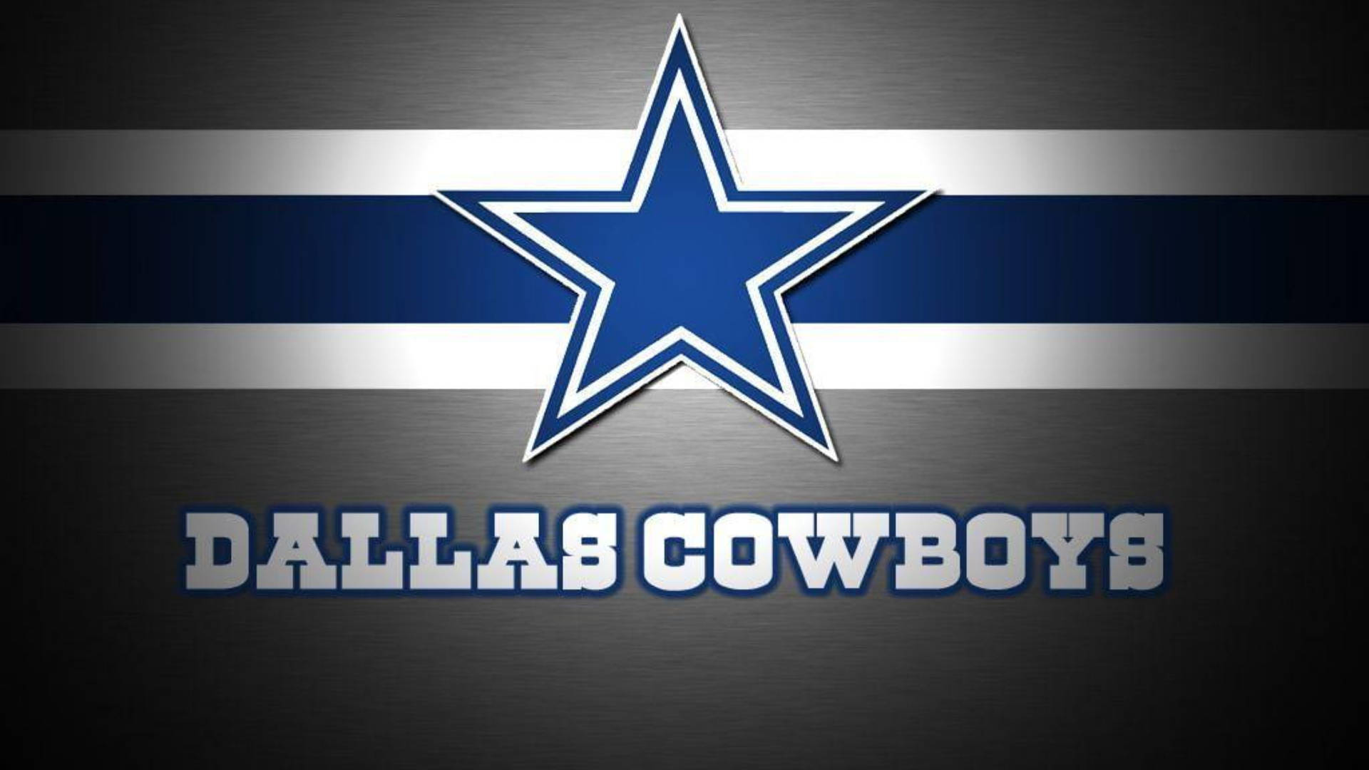 Metallic Striped Awesome Dallas Cowboys Background