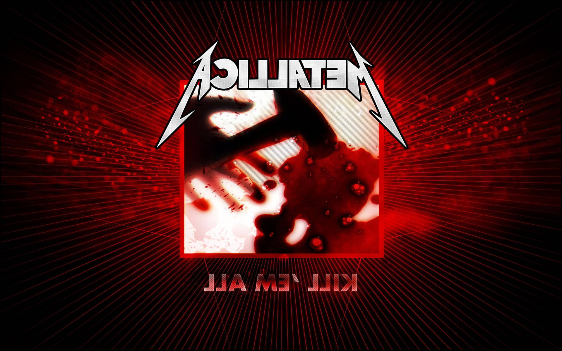 Metallica Bloody Album Cover Background