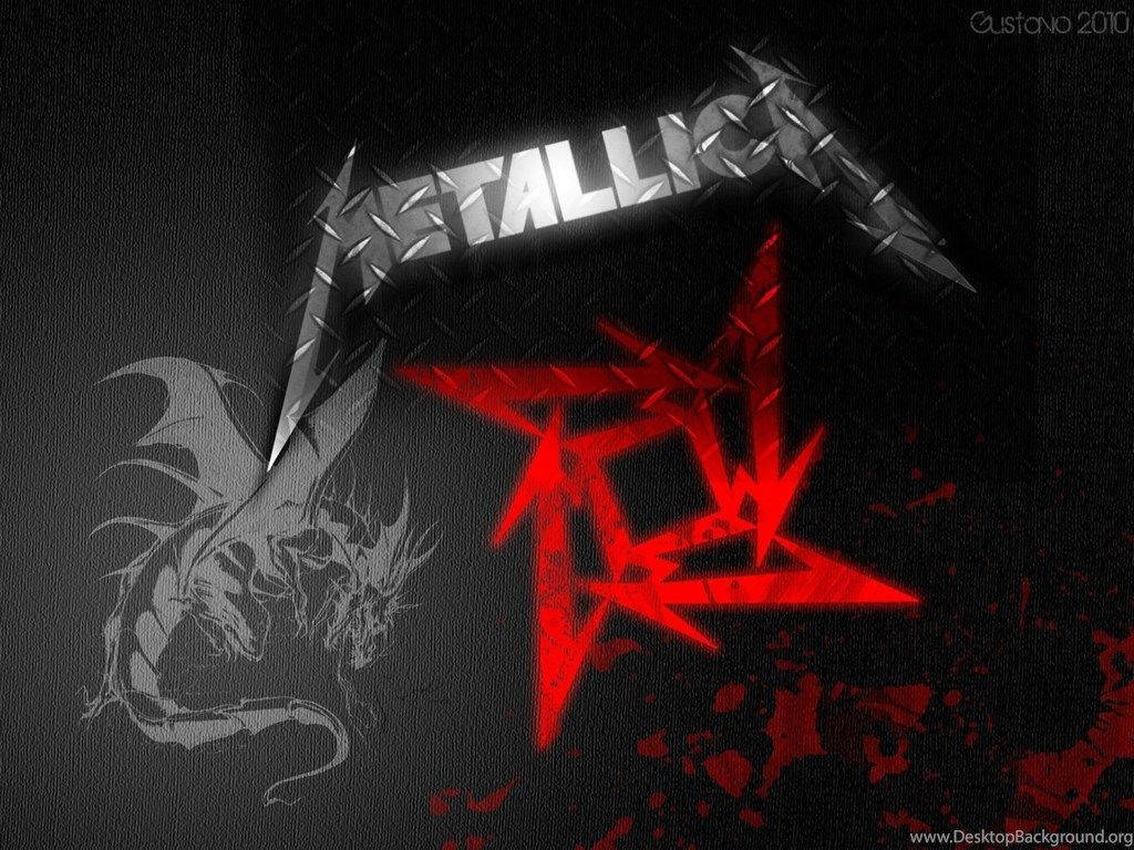 Metallica Red Ninja Star Background