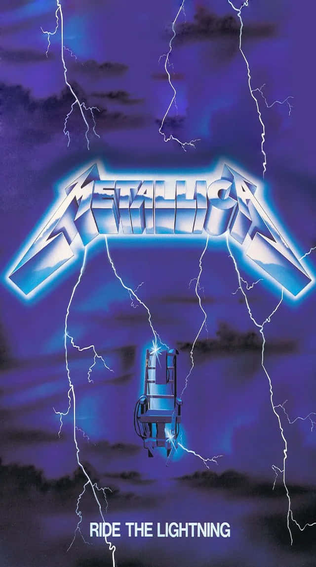 Metallica Ride The Lightning Album Cover Background
