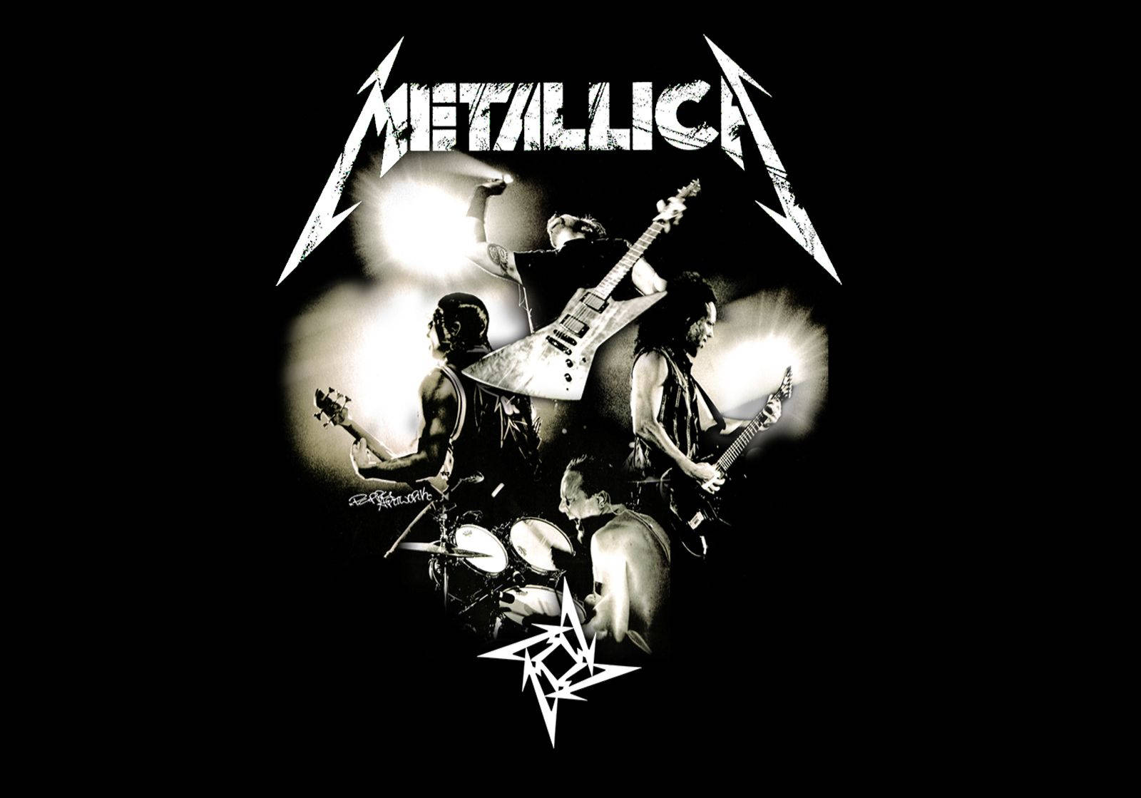 Metallica Rock Band Members Background