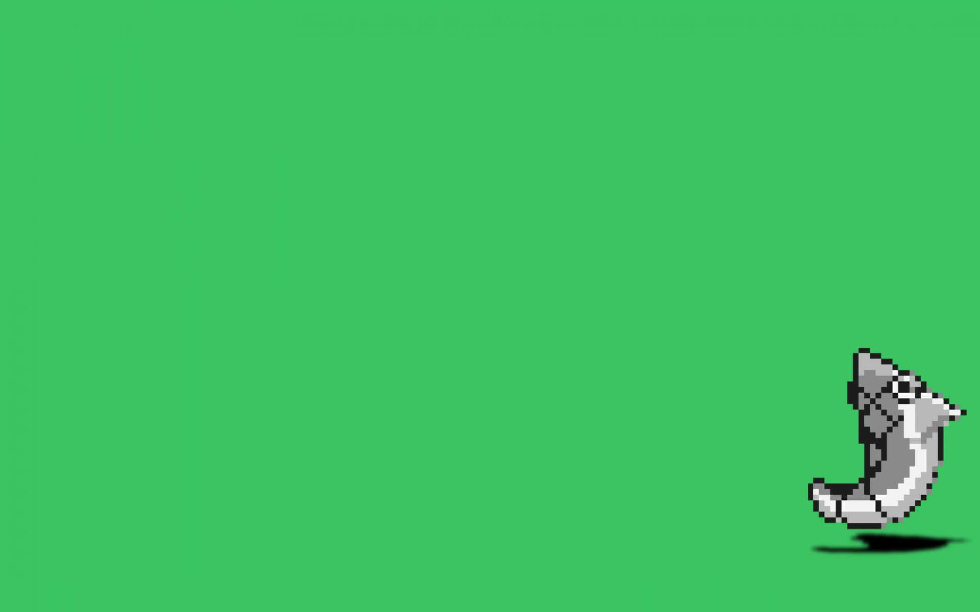 Metapod Pixel Art Desktop Background