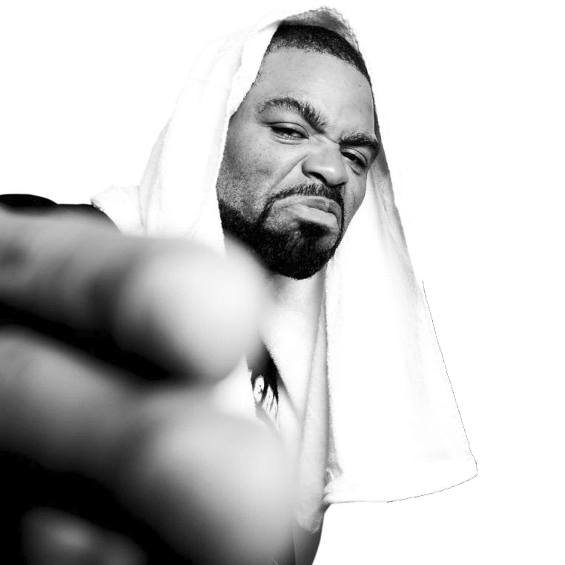 Method_ Man_ Black_and_ White_ Portrait