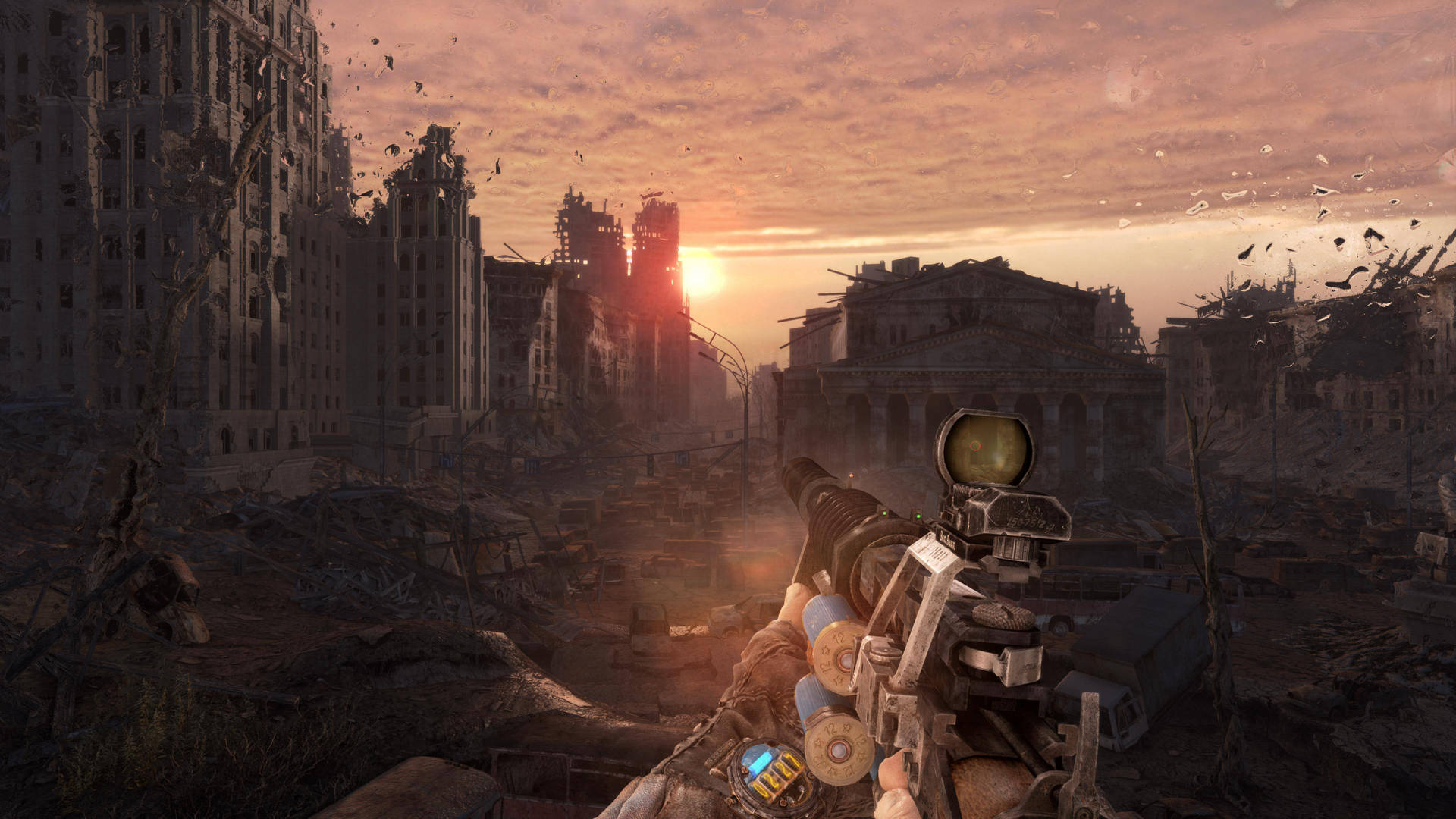Metro 2033 Redux Sniper Gun Background