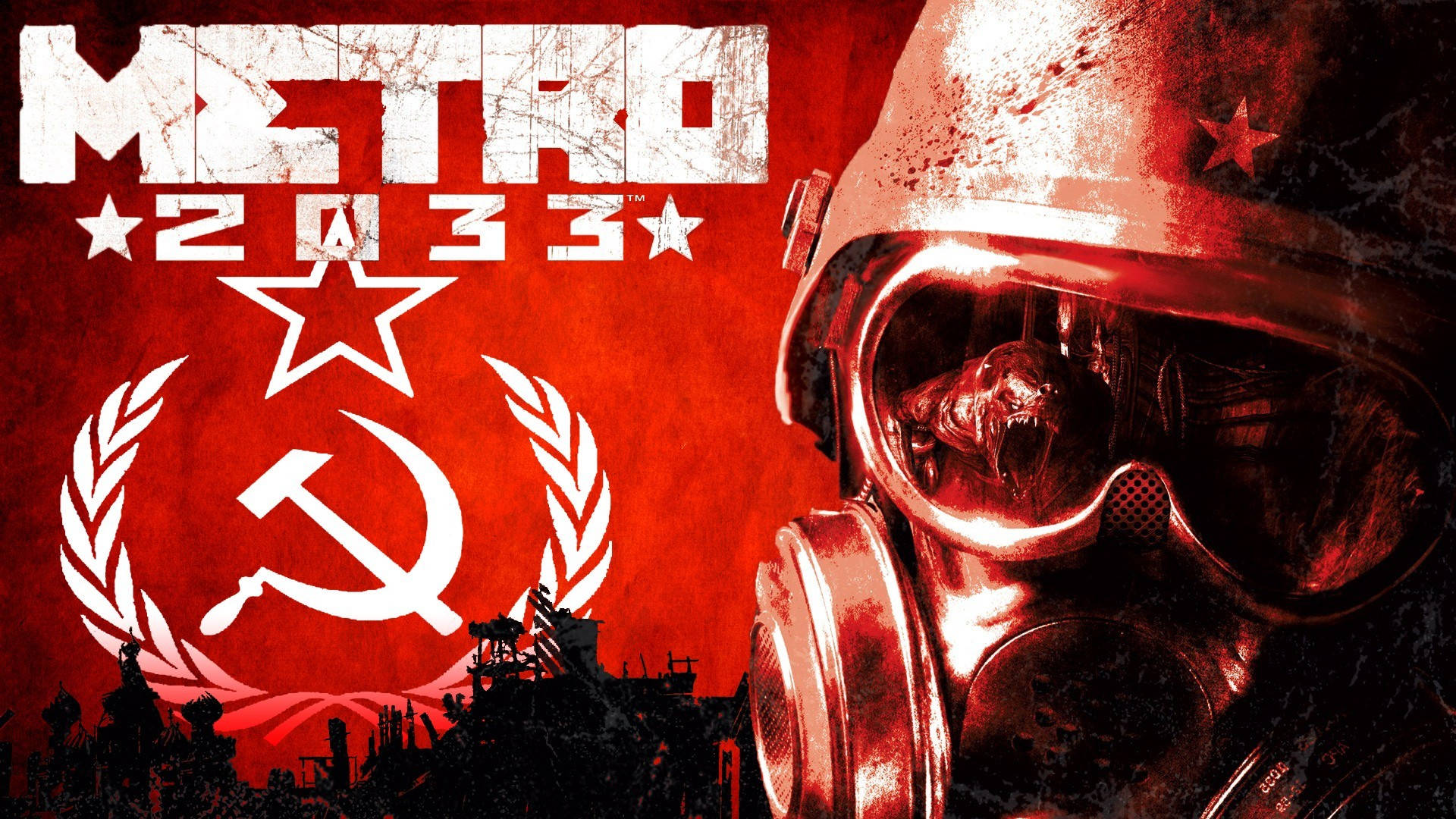 Metro 2033 Soviet Union Flag Background