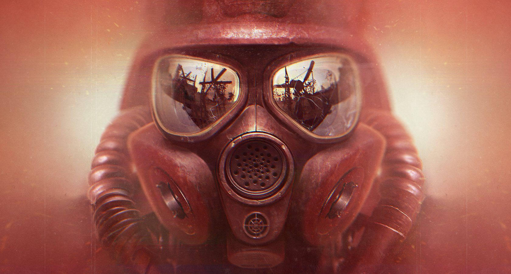 Metro Exodus Gas Mask Face Background